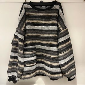 Brown striped sweater | (worn before)